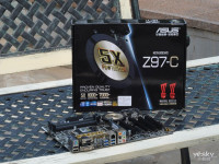 主打千元高性价比市场 华硕Z97-C主板高清图赏_板卡酷品秀
