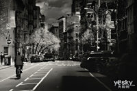 写实街景黑白纽约_图赏
